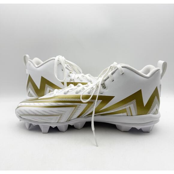 Adidas Men\'s Freak Spark MD 23 Football Cleats US 11 White Gold Athletic NWOB main image 9